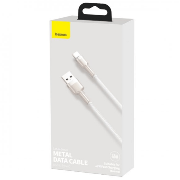 Кабель для телефона Baseus CAKF000202 USB Type-A/ USB Type-C Белый  photo 5