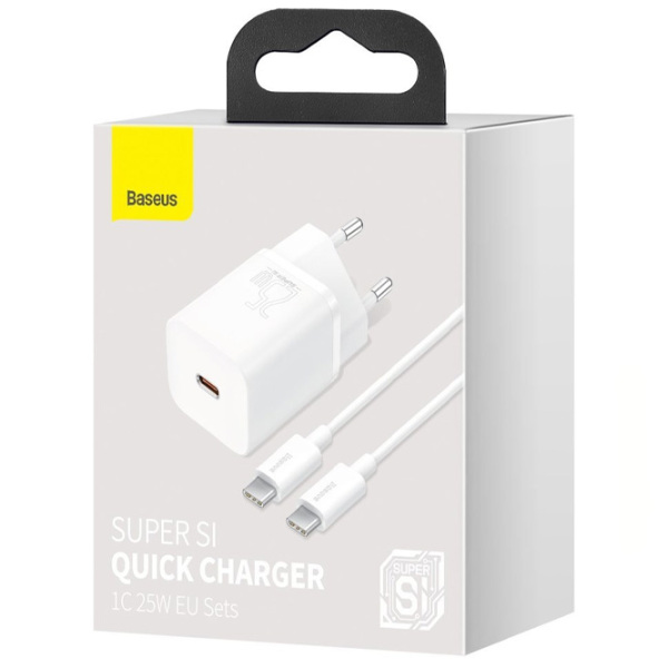 Încărcător de rețea Baseus TZCCSUP-L02 (25 W) White 3 A / White photo 5