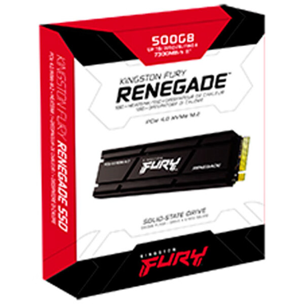 SSD Kingston FURY Renegade Heatsink M.2 NVMe 500 ГБ Скорость чтения: 7300 МБ/ с,
Скорость записи: 3900 МБ/ с photo 3