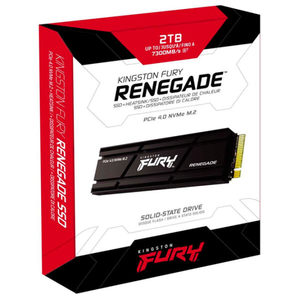 SSD Kingston FURY Renegade Heatsink M.2 NVMe 2 ТБ Скорость чтения: 7300 МБ/ с,
Скорость записи: 7000 МБ/ с photo 3