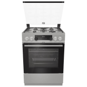 Aragaz Gorenje K 634 XH Inox Tipul plitei: Pe gaz, 71 l, Tipul cuptorului: Electric