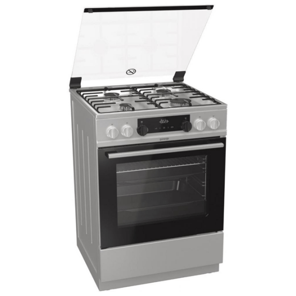 Aragaz Gorenje K 634 XH Inox Tipul plitei: Pe gaz, 71 l, Tipul cuptorului: Electric photo 2