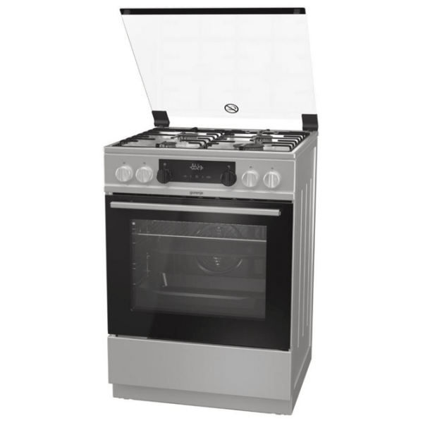 Aragaz Gorenje K 634 XH Inox Tipul plitei: Pe gaz, 71 l, Tipul cuptorului: Electric photo 3