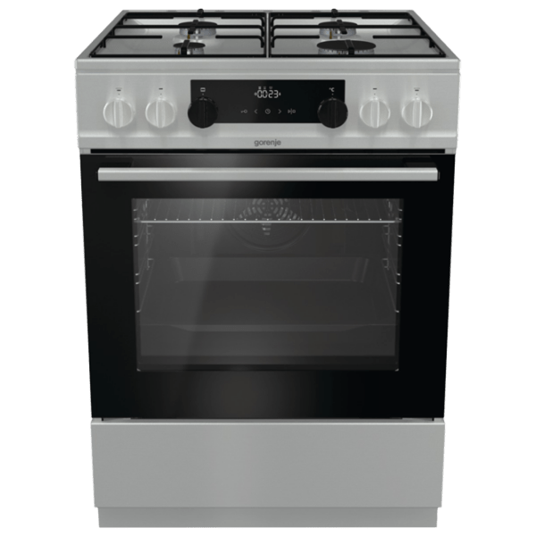 Aragaz Gorenje K 634 X Inox Tipul plitei: Pe gaz, 71 l, Tipul cuptorului: Electric photo 1