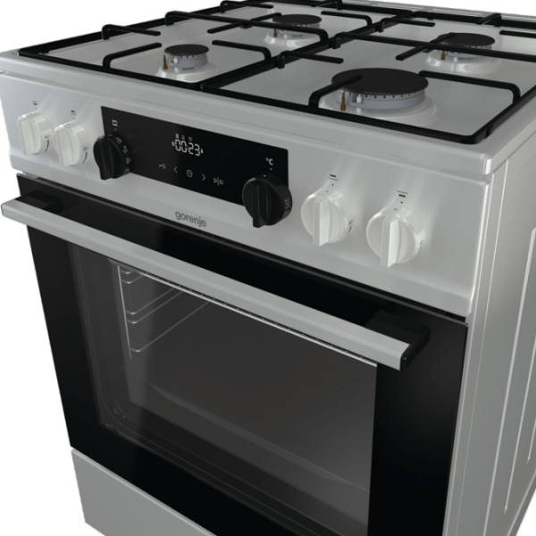 Aragaz Gorenje K 634 X Inox Tipul plitei: Pe gaz, 71 l, Tipul cuptorului: Electric photo 6