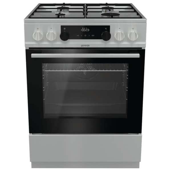 Aragaz Gorenje KS 635 X Inox Tipul plitei: Pe gaz, 71 l, Tipul cuptorului: Electric photo 1