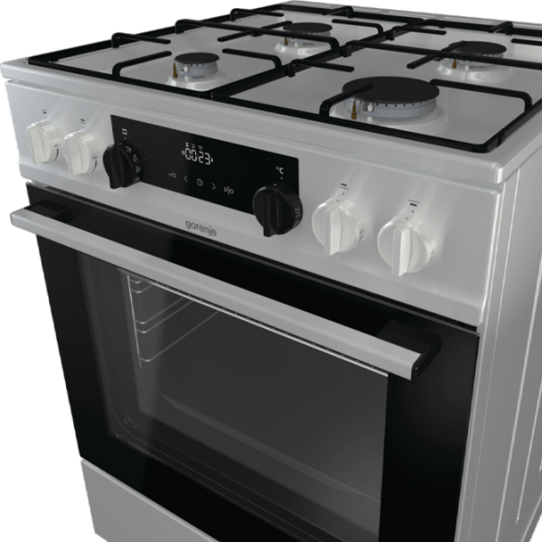 Aragaz Gorenje KS 635 X Inox Tipul plitei: Pe gaz, 71 l, Tipul cuptorului: Electric photo 6