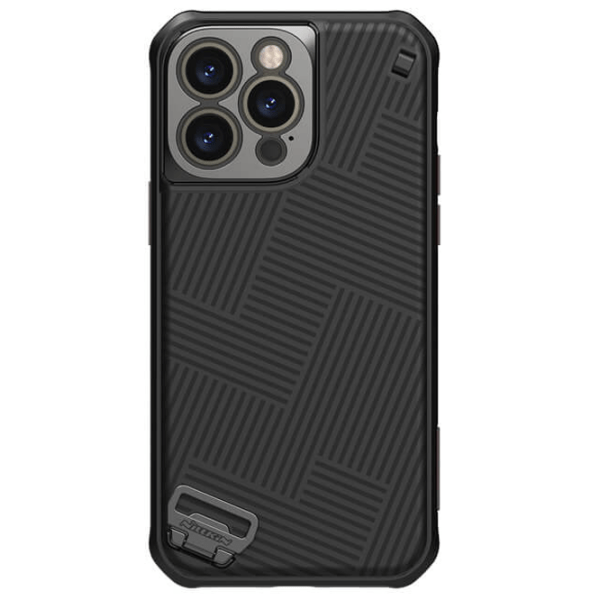 Husă pentru smartphone Apple iPhone 14 Pro Max (Strap Magnetic) Black Nillkin, PC, Back photo 4