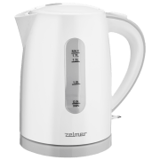 Электрочайник ZELMER ZCK7616S Белый 2200 Вт, 1.7 л, Внутреннее покрытие: Пластик
