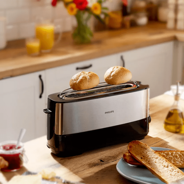 Toster Philips HD2692/ 90 Inox 950&nbsp;W, Numărul de grade de prăjire: 8 photo 6