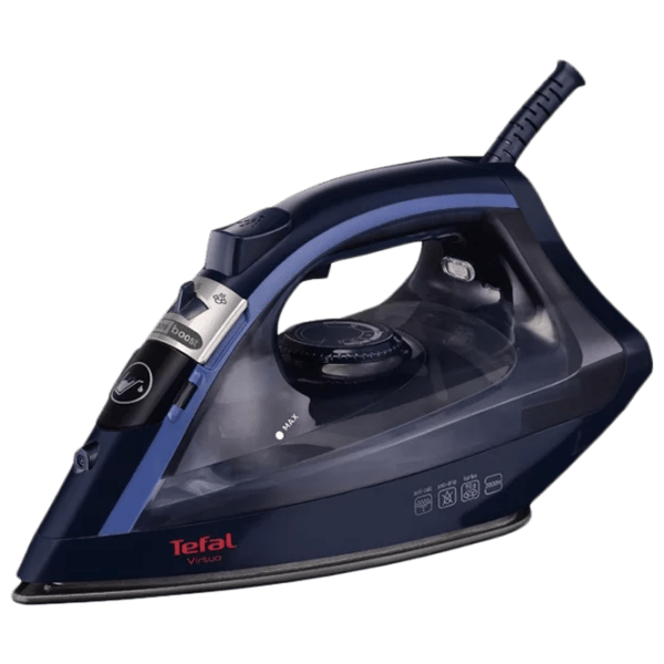 Fier de călcat Tefal FV1713 Blue 2000 W, 24 g/ min, 0.2 l, Acoperire antiaderentă photo 1