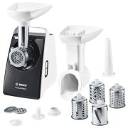 Mașină de tocat carne Bosch MFW3640A White 500 W/ 1600 W, 1.9 kg/ min
