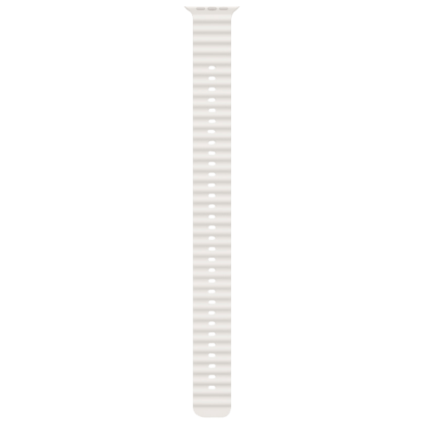 Удлинительный ремень Apple Watch Ocean Band Белый Силикон, 49 мм photo 1