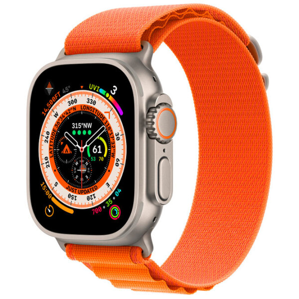 Curelușă Apple Watch Alpine Loop Orange Nailon photo 2