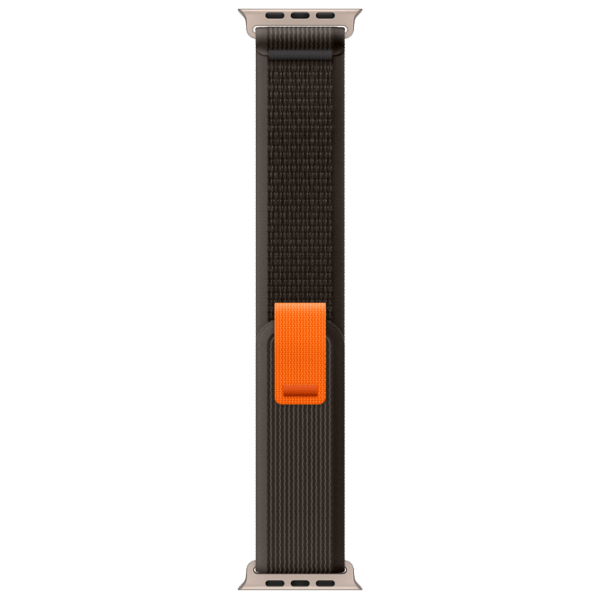 Curelușă Apple Watch Trail Loop Gray Black Nailon photo 1