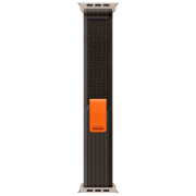 Curelușă Apple Watch Trail Loop Gray Black Nailon
