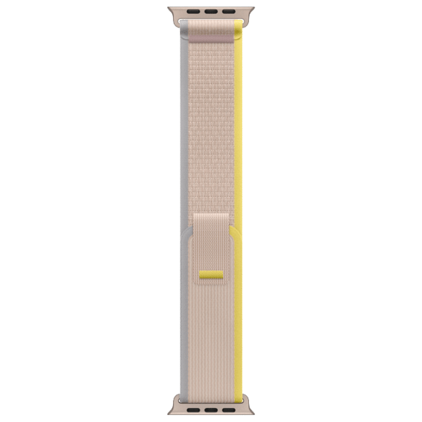 Curelușă Apple Watch Trail Loop Beige Yellow/ Gray Nailon photo 1