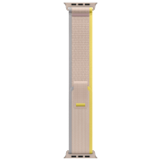 Curelușă Apple Watch Trail Loop Beige Yellow/ Gray Nailon