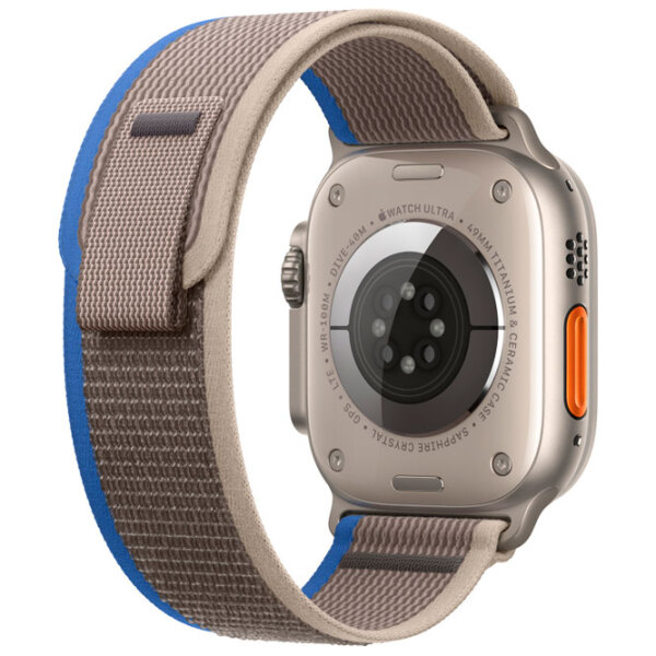 Curelușă Apple Watch Trail Loop Gray Blue Nailon photo 4