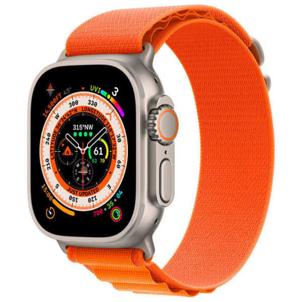 Ремень Apple Watch Alpine Loop Оранжевый Nailon photo 2