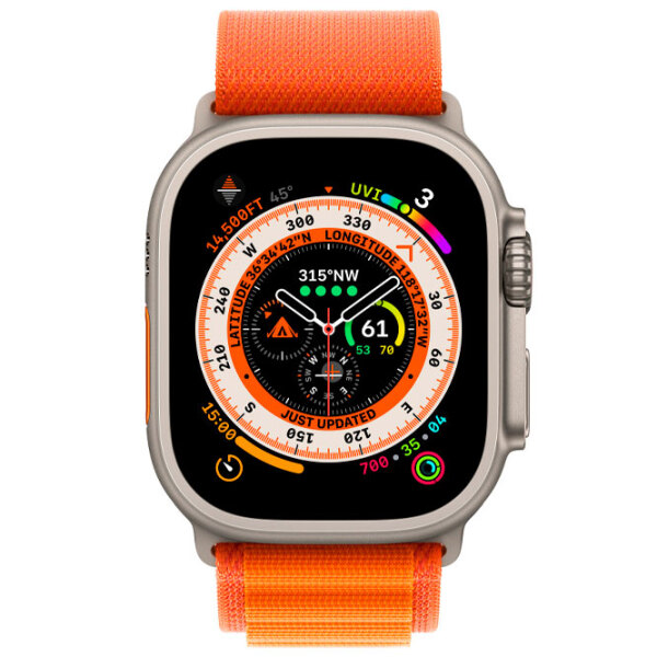 Ремень Apple Watch Alpine Loop Оранжевый Nailon photo 3