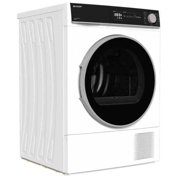Сушильная машина SHARP KD-NHH8S7GW2-EE Белый 8 кг, A++ photo 3