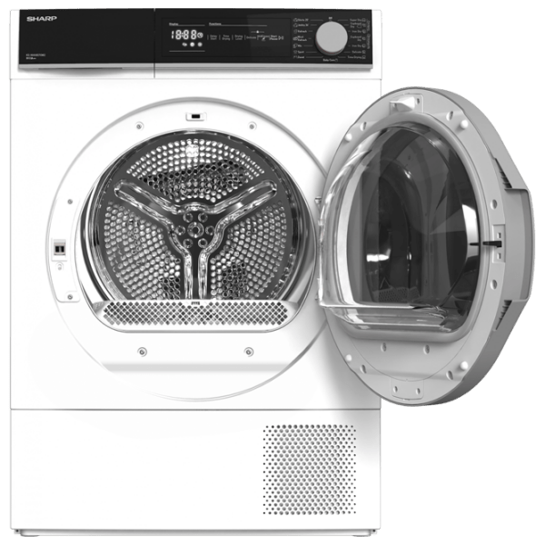 Сушильная машина SHARP KD-NHH8S7GW2-EE Белый 8 кг, A++ photo 4