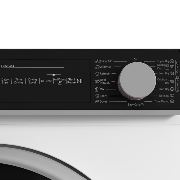Сушильная машина SHARP KD-NHH8S7GW2-EE Белый 8 кг, A++ photo 6
