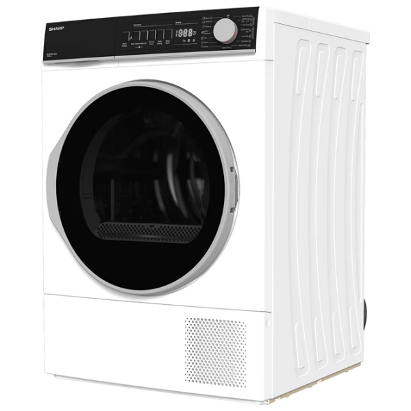 Mașină de uscat rufe SHARP KD-NHB9S7GW2-EE White 9 kg, A++ photo 2