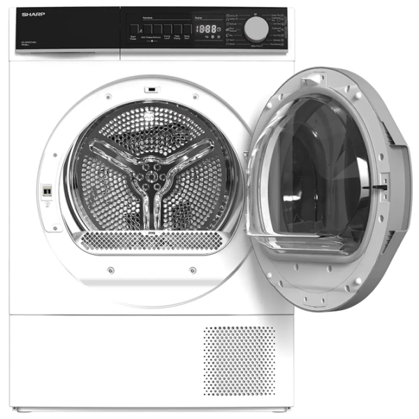 Mașină de uscat rufe SHARP KD-NHB9S7GW2-EE White 9 kg, A++ photo 4