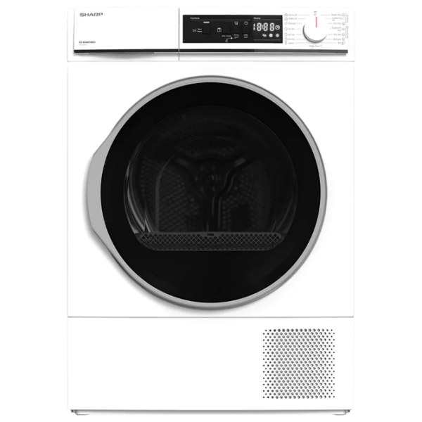 Mașină de uscat rufe SHARP KD-NHA8S7GW21-EE White 8 kg, A++ photo 1