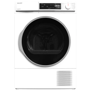 Mașină de uscat rufe SHARP KD-NHA8S7GW21-EE White 8 kg, A++