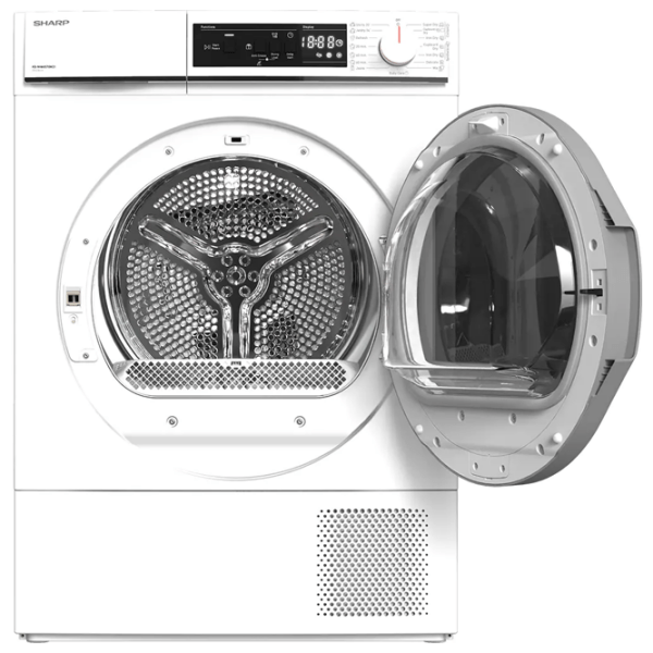Mașină de uscat rufe SHARP KD-NHA8S7GW21-EE White 8 kg, A++ photo 4