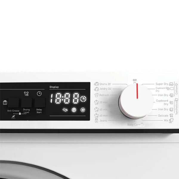 Mașină de uscat rufe SHARP KD-NHA8S7GW21-EE White 8 kg, A++ photo 5