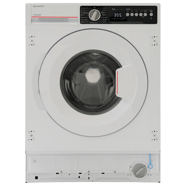 Mașină de spălat SHARP ES-NIB814BWNA-EE White 8 kg, 1400 rpm, A photo 1