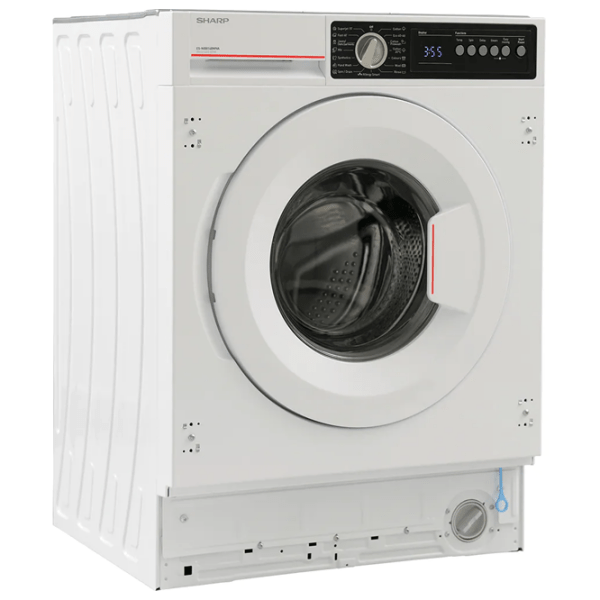 Mașină de spălat SHARP ES-NIB814BWNA-EE White 8 kg, 1400 rpm, A photo 3