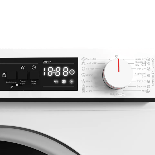 Mașină de uscat rufe SHARP KD-NHA7S7GW21-EE White 7 kg, A++ photo 5