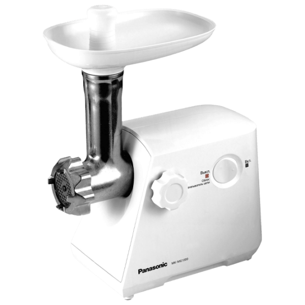 Mașină de tocat carne Panasonic MK-MG1000WTQ White 200 W/ 1000 W, 0.8 kg/ min photo 1