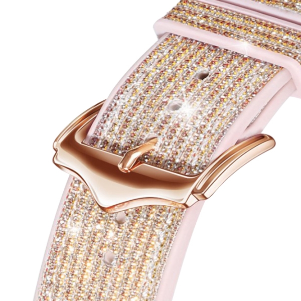 Ремешок Apple Watch WA11 Diamond series double-section Розовый Gold red Силикон, 42, 44, 45, 49 мм photo 3