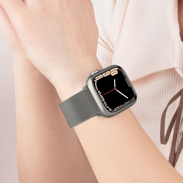 Curelușă Apple Watch WA03 Simple beauty series Graphite Metal, 42 / 44 / 45 / 49 mm photo 6
