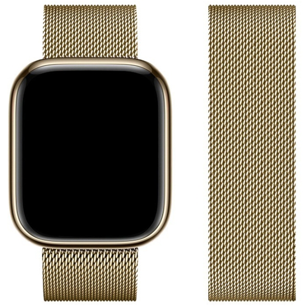Ремешок Apple Watch WA03 Simple beauty series Золото Vintage Металл, 42 / 44 / 45 / 49 мм photo 2