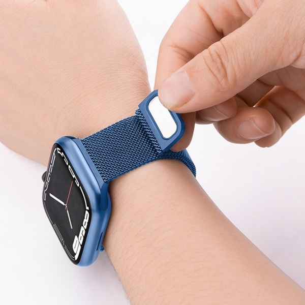 Ремешок Apple Watch WA03 Simple beauty series Синий Металл, 42 / 44 / 45 / 49 мм photo 5