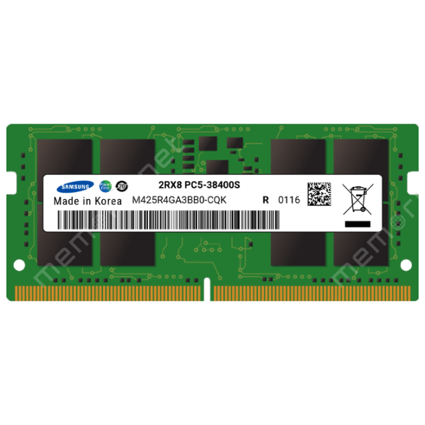 Оперативная память 8 ГБ Samsung M425R4GA3BB0-CQK SO-DIMM, DDR5, 4800 МГц photo 1