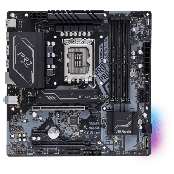 Placă de bază ASRock H670M PRO RS mATX  photo 1
