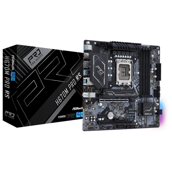 Placă de bază ASRock H670M PRO RS mATX  photo 5