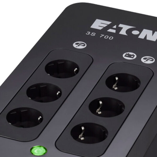 UPS Eaton 3S 700 DIN (420/ 700VA) Black  photo 3