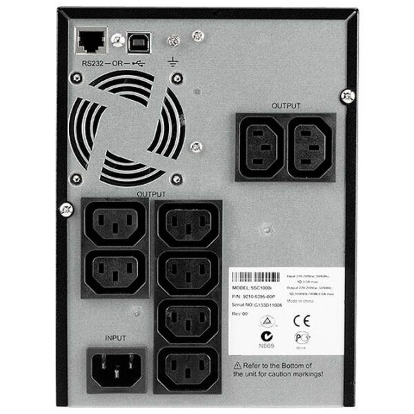 UPS Eaton 5SC 1000i (700/ 1000VA) Black  photo 2