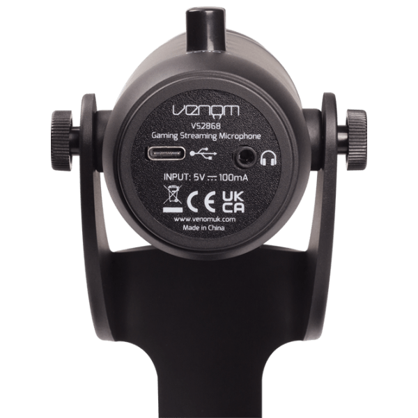 Microfon Venom VS2868 Black  photo 4