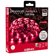 Bandă Led Drakkar Aurora USB LED Strip KX-DK-LED-5MUSB White 