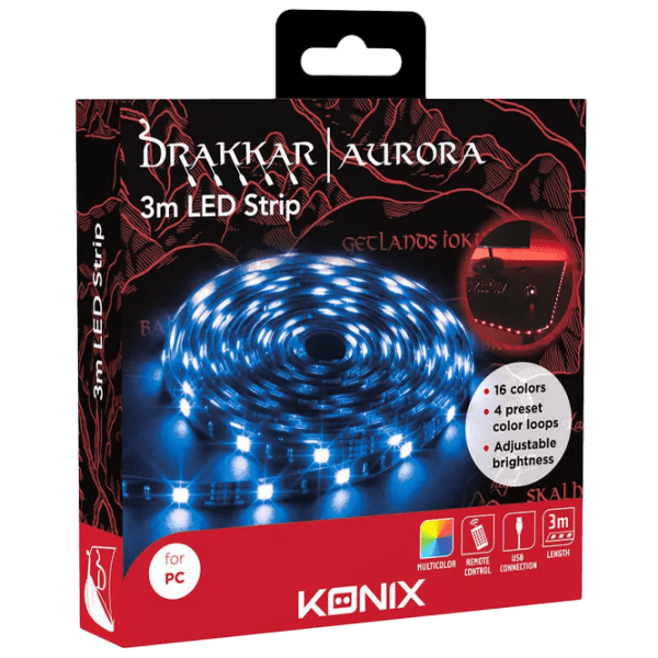 Светодиодная лента Drakkar Aurora USB LED Strip KX-DK-LED-3M Белый  photo 1